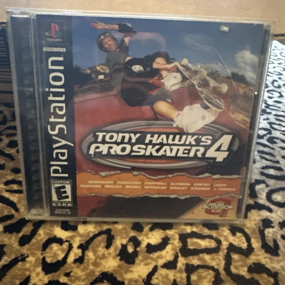 Tony Hawk's Pro Skater 4 Sony PlayStation 1 PS1 2002 Activision Sports E Rated
